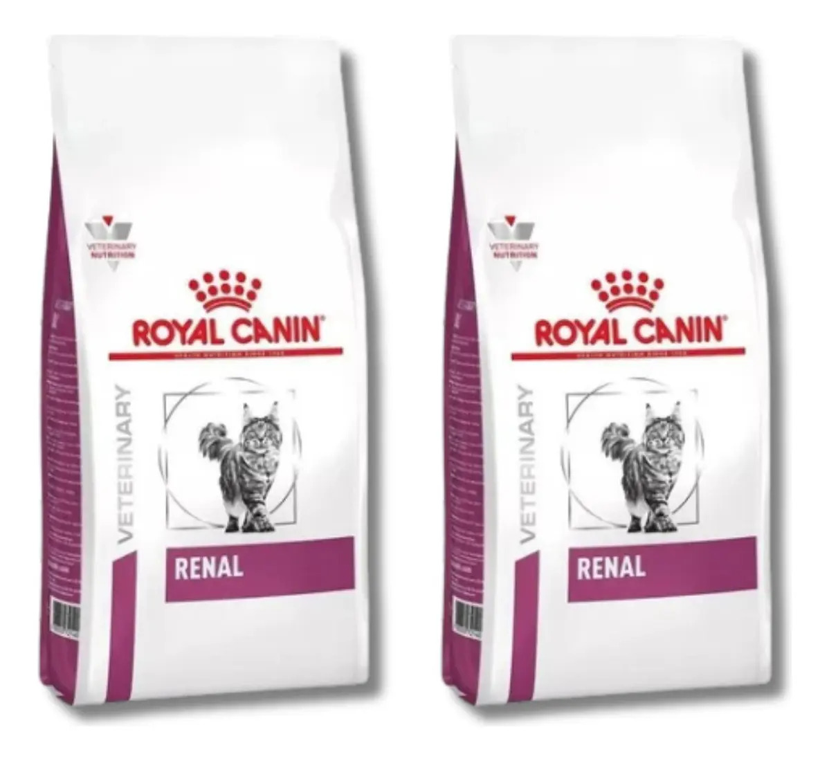 Alimento Balanceado Royal Canin Renal Cat 2kg Pack X2