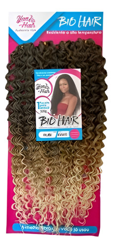 Cabelo Orgânico Cacheado Bio Fibra 320g Rubi + Agulha