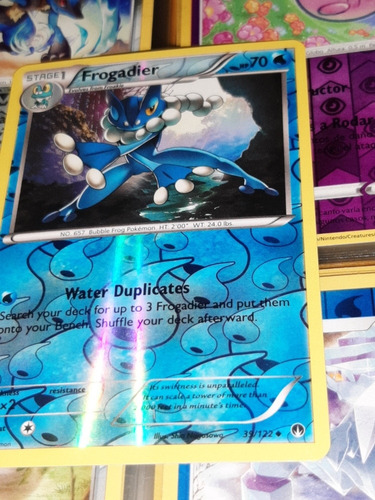 Frogadier 39/122 De Pokemon Tcg,reverse. (Usado)