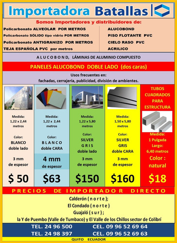 Imagen 5 de 10 de Tuberia D Alumin Y Metálica Cable Acero Tol Alumn Antides Tb