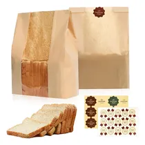 Comprar 60 Bolsas De Papel Para Pan Para El Hogar, Pan De Masa Ferme