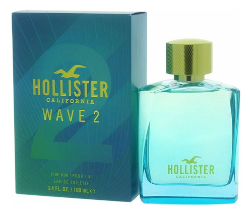 Perfume Hollister Wave 2 Edt 100 Ml Para Hombre