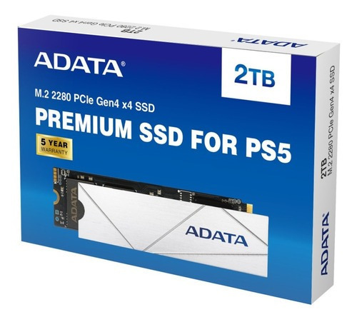 Memoria Ssd Adata Premium Para  Ps5 Todos 2tb Con Disipador 