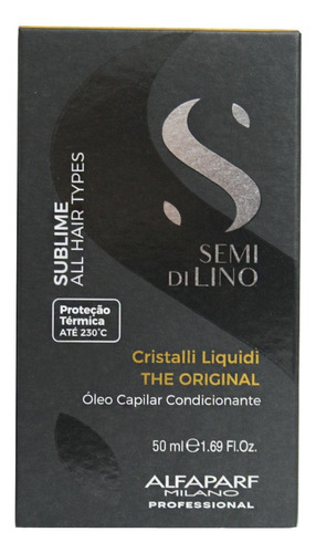 Alfaparf Semi Di Lino Cristalli Liqui Óleo Capilar Cond 50ml