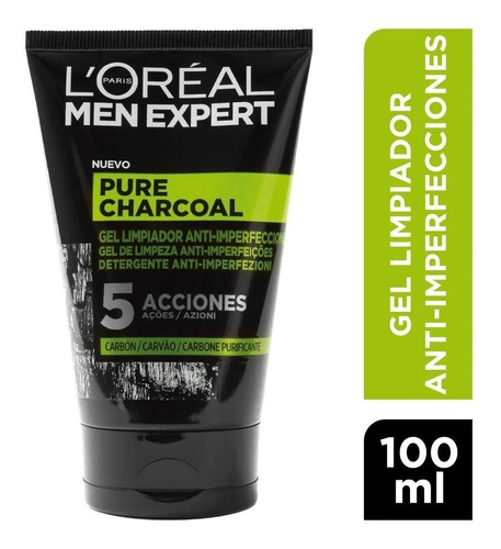 Gel Limpiador Anti-imperfecciones | Loreal Men | 100 Ml