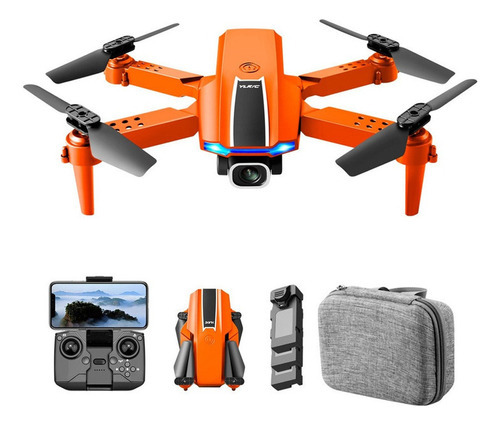 Mini Drone Drones Baratos Baratos Con Doble Cámara Color Naranja