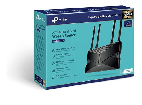 Tp-link, Router Gigabit Wifi 6 Dual Band Ax1800, Archer Ax23