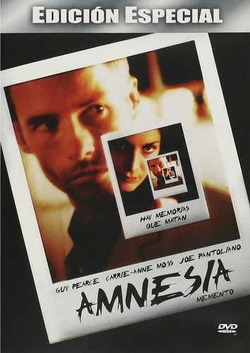 Amnesia Dvd Memento Película Nolan Nuevo