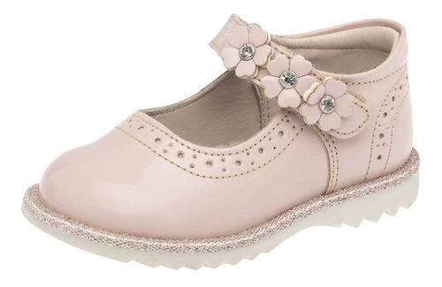 Coqueta Niña Zapato Casual Charol Rosa Cod 104349-1