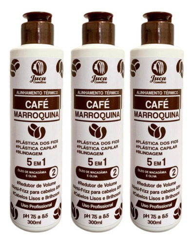 Kit 84un Ativo Progressiva Café Marroquina 300ml