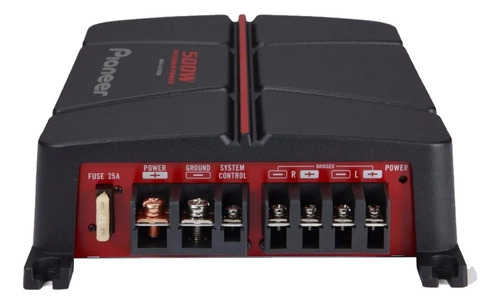 Amplificador Fuente De Poder Pioneer 2 Ch Clase A/b 500w