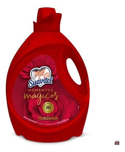 Suavizante liquído de telas Red Temptation 4.8L suavitel