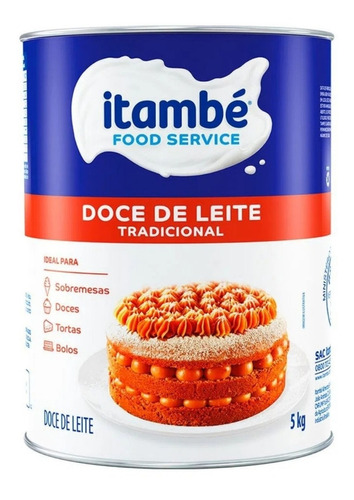 Doce De Leite Pastoso 5kg Lata Itambé