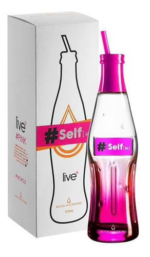 Perfume Selfie Live Pink Feminino Água De Cheiro Deo Colônia