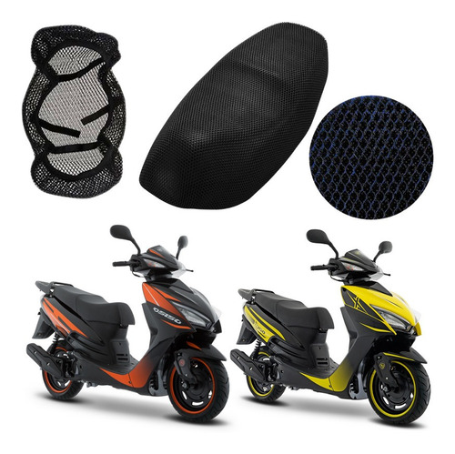 Funda Malla Cubre Asiento Para Moto Italika Ds 150