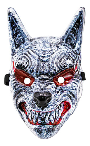Máscara De Lobo De Halloween Tocado Accesorios De Disfraces