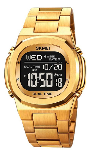 Relojes Digitales Para Hombre Skmei, Impermeables, Acero P