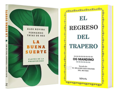 Buena Suerte + Regreso Del Trapero Pack 2 Libros