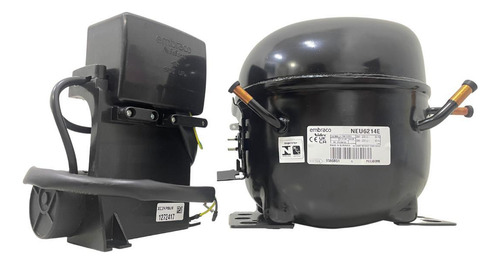 Compressor Motor Aspera 3/4 Neu6214e Embraco 220v Gás R22