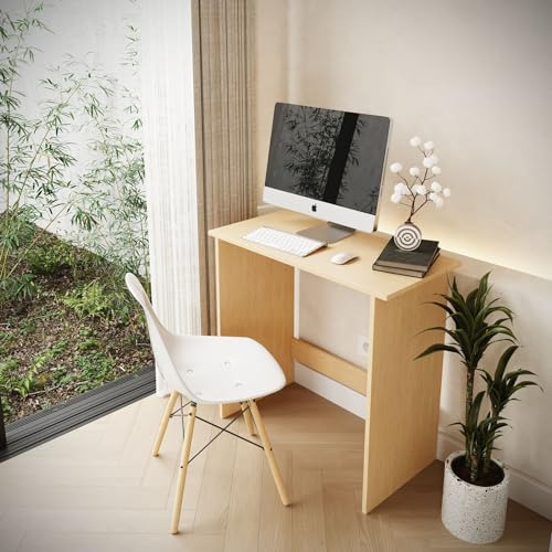 Moru Escritorio Gamer Mueble De Casa U Oficina Laptop O Tv Color Roble