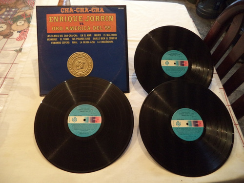 Cha-cha-cha Enrique Jorrin Vs Orq America Del 55 Album 3 Lps