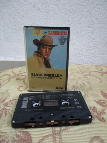 Cassette  Casete Original   Elvis Presley   Flaming  Star 