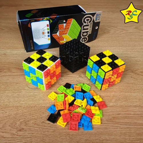 Cubo Rubik Fichas 3x3 Fanxin Original Speed Cube Armar