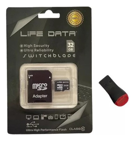 20 Sd Card 32gb Memoria Classe 10 Life Data