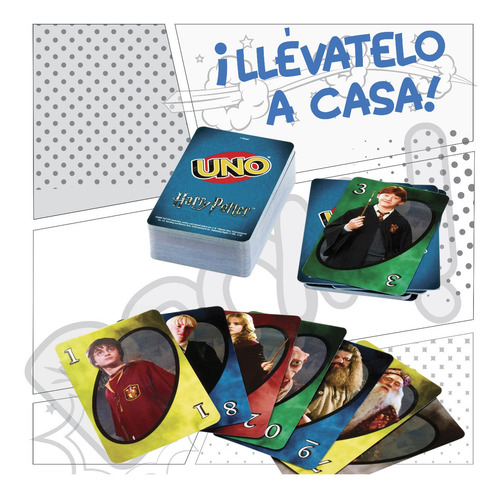 Uno Harry Potter Juego De Mesa Mattel Cartas (Usado)
