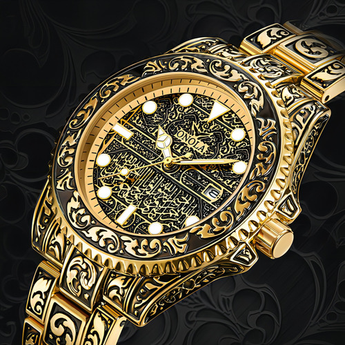 Reloj De Cuarzo Luminoso Impermeable Onola Man Color del fondo Verde