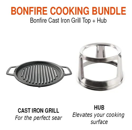 Solo Stove Bonfire Grill Top And Hub, Placa De Cocina De Hie