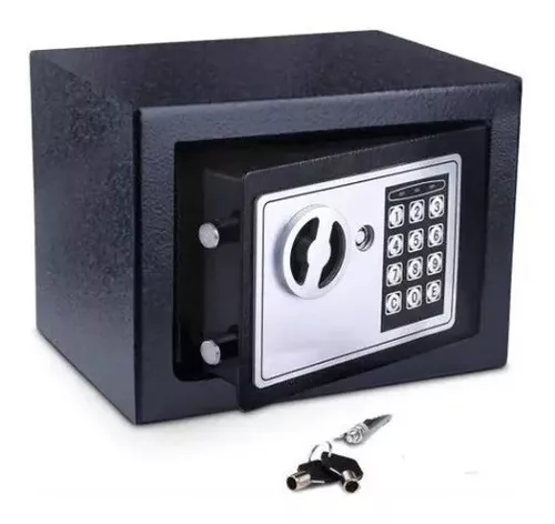 Caja fuerte electrónica + llave de seguridad modelo 1 - caja de