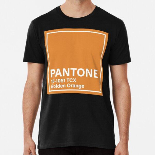 Remera Pantone 15-1051 Tcx Naranja Dorado Algodon Premium