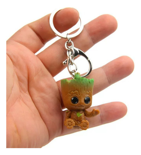 . Llaveros Groot, 4 Unidades, Adornando Animes, Figura De
