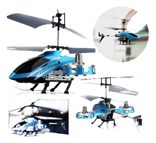 Nuevo 4 Canales Ir Mini Rc Metal Giroscopio Helicópteros De 