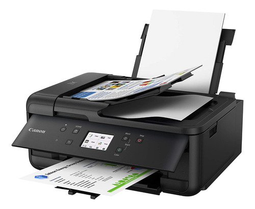 Impresora Canon Pixma Tr7620a Inalámbrica Todo En Uno Negra