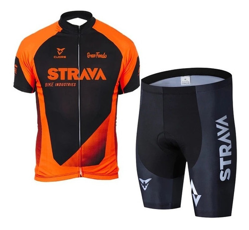 Pack Tricota + Short Strava Con Filtro Uv