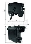 Imagen 4 de 4 de Filtro Gas Combustible Peugeot Partner Diesel Mahle Kl431d