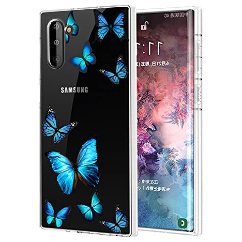 Funda Para Samsung Galaxy Note 10 5g Azul Tpu