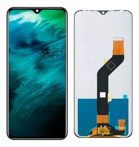 Tela Display Compatível Com Hot 10s X689 Sem Aro+ Kit Chave