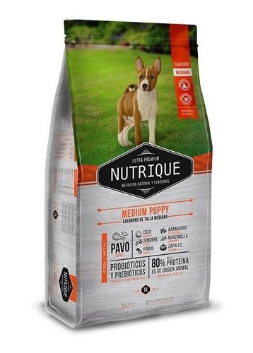 Alimento Nutrique Medium Puppy 3kg