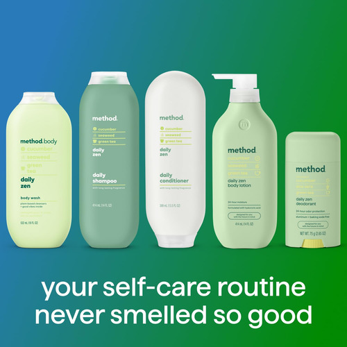 Shampoo Method Everyday Daily Zen Cucumber Green Tea 414ml