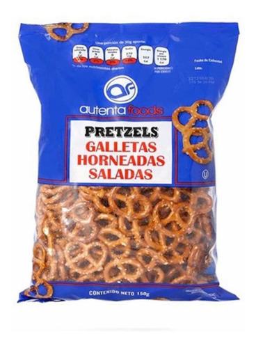 Pretzels Autenta Foods Horneados X 150 Grs.