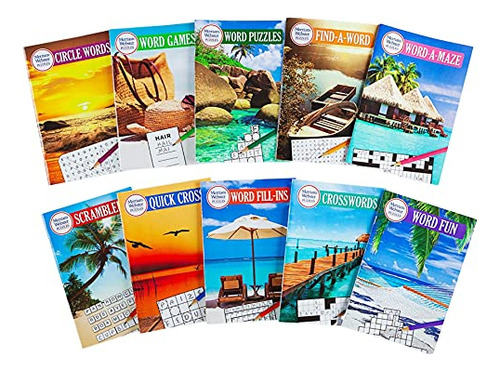 Book : Merriam-webster Puzzles 10 Booklet Set (brain Games)