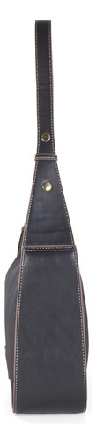 Bolsa Tote Cloe Para Mujer Atemporal Parche De Monograma Color Negro