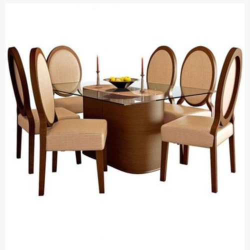 Dmuebles Comedor 6 Sillas Adolphe Madera Caoba. Envio Gratis