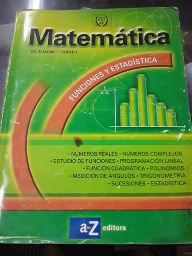 Matematica Funciones Y Estadística Editorial Az Serie Plata 