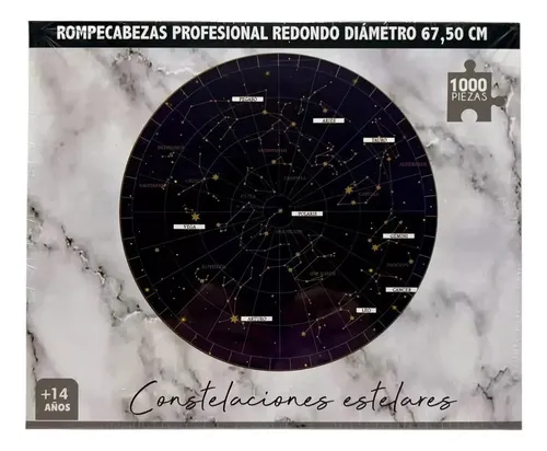 Larsen SS2 Puzzle De Marco Con 70 Piezas – Constelaciones Del Hemisferio Norte – Edición En Alemán – Educativo Y Entretenido
