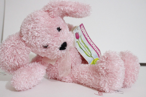 Peluche Perro Rosado Commonwealth De 32cm  (c9)