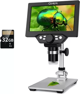 Microscopio Digital Lcd De 7 Con Tarjeta Sd De 32gb Micro...